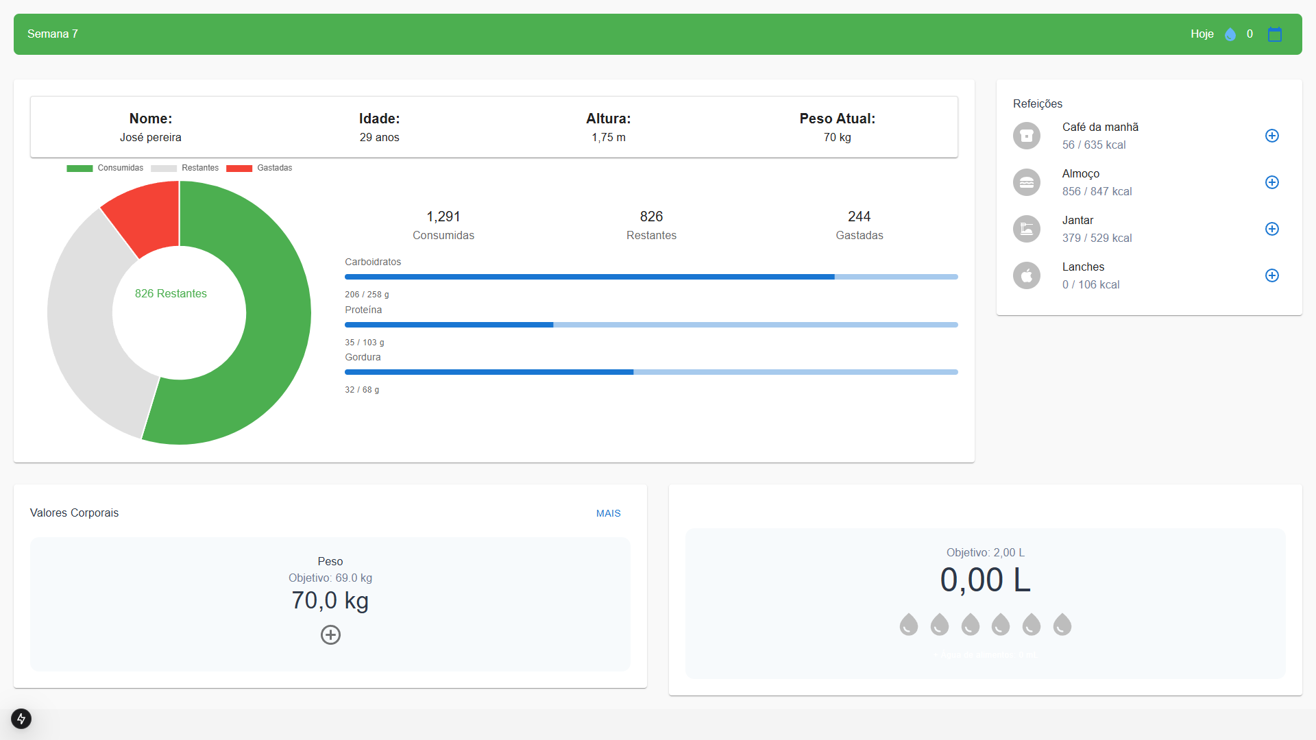 DietController app preview