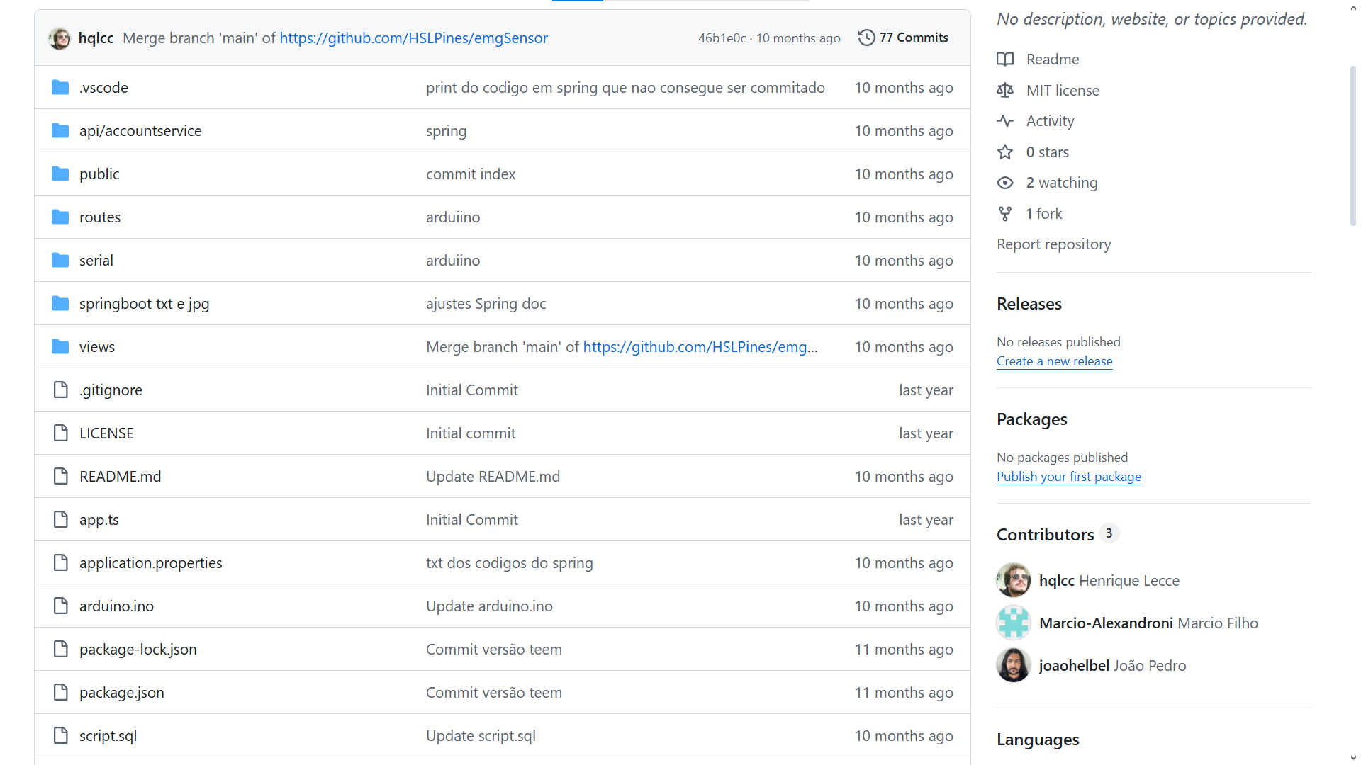 EMG Sensor project preview